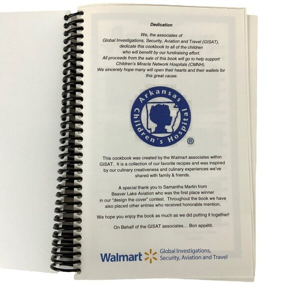 Walmart GISAT Cookbook Arkansas Childrens Hospital Spiral Bound Recipes & Tips - Picture 4 of 12